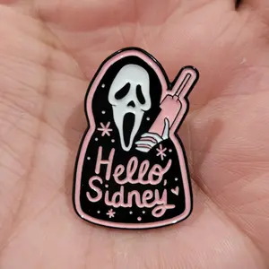Ghost Face Horror Pin