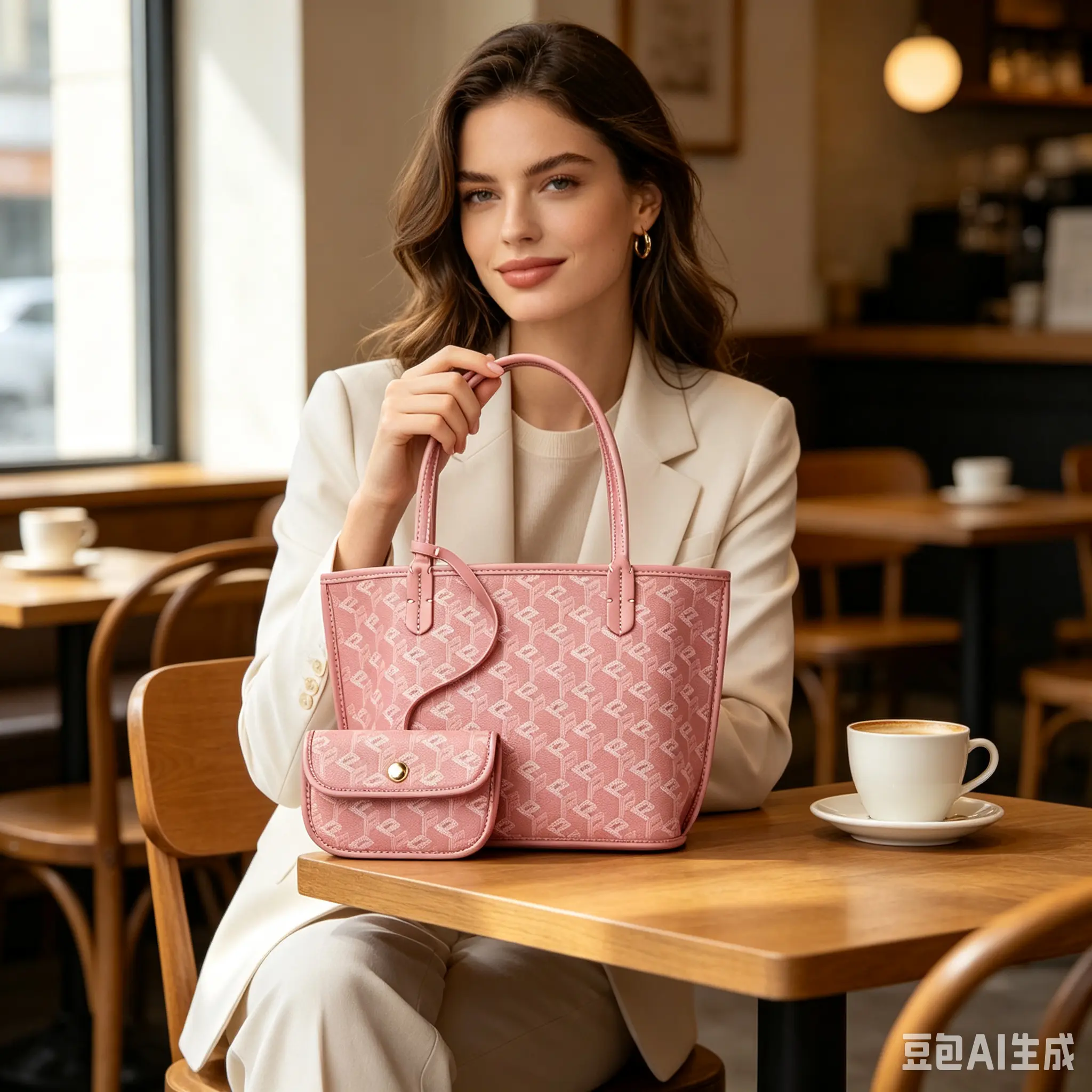 Women's Fashion New Simple Tote Bag Se PU Leather Tote Bag, Small Medium Large Sizes t, Premium tote bag  little bag one shoulder handbag large capacity shoulder Shopping bag Mummy tote Bag double sides leather mini