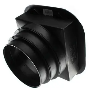 Airtec Plastic 10X10 Multi-Size Register Box, 8in., 9in.,10in. collar. (13x13 Flange), #81970