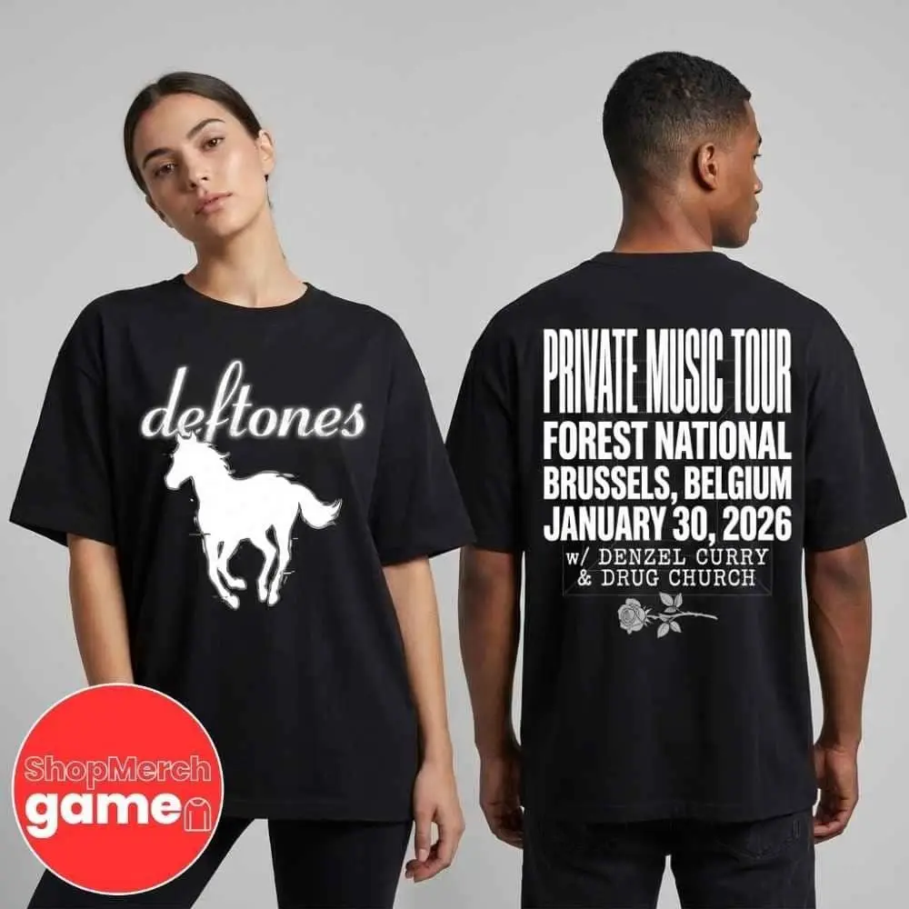 Deftones Private Music Tour 2026 January 30 2026 2 sided T shirt 