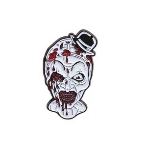 Spooky Clown Enamel Pin - Perfect for Halloween