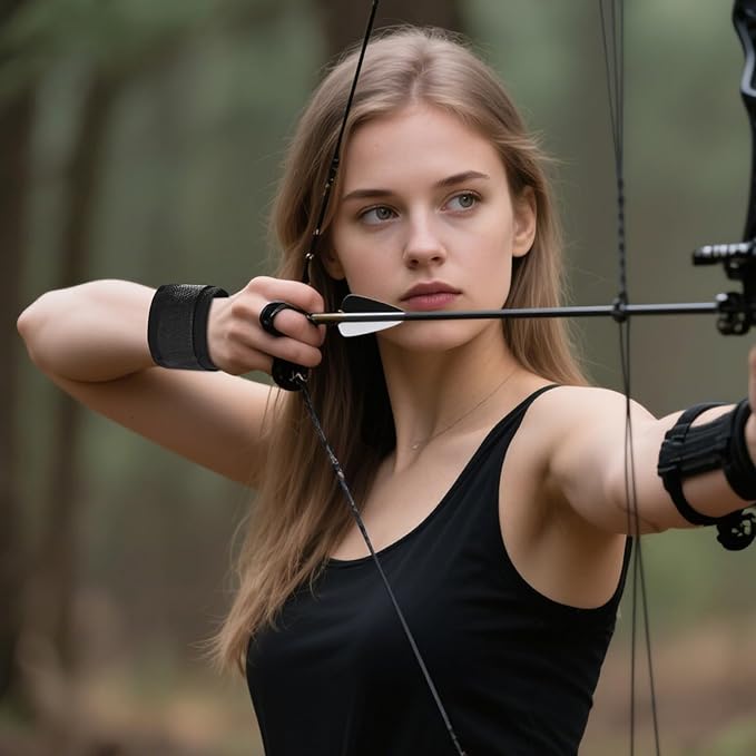 Index Finger Archery Release Open Hook BowhuntingTrigger Aid with Single-Sear Design, Adjustable Length,Travel & Tension