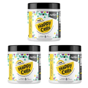 Happy Cells™ Anti-Aging NMN with Bioperine (3 Bottles) Healthcare Supplement