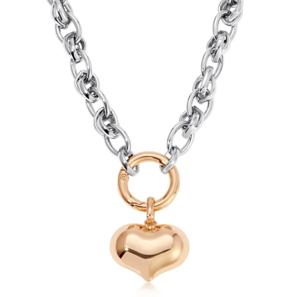 Locked in Mixed Metal Necklace Locked in Mixed Metal Necklace