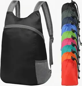20L Ultra Hiking-Daypack Lightweight Foldable Travel Packable Backpack for Camping Cycling Outdoor,black