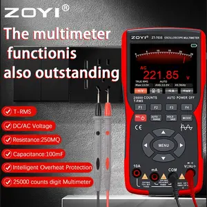 ZOYI ZT-703s Color Screen Handheld Dual Channel Oscilloscope Digital Multimeter, Automotive Diagnostic Tool, Multi-Functional Measurement Device