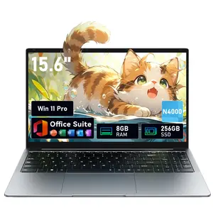 15.6" Laptop Computer DDR4 8GB RAM 256GB SSD,traditional laptop computers with N4000 (Up to 2.60 GH) 15.6 Inch FHD Display 1920*1080,Lightweight Lap top-For Students/Commuters/Business