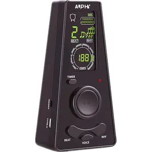 Digital Metronome Electronic Metronome, Small Size, Colour LED Screen, Precise Beat, Easy and Fast Operation, Suitable for Guitar Piano Violin Saxophone, Etc AUPHY