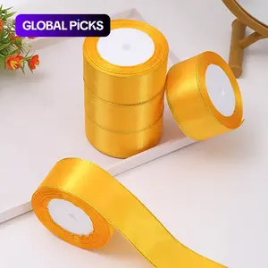 Room Decor Satin Ribbon, 5 Rolls Cool Wraps Wrapping Ribbon Soft Ribbon Wrap for Diy Cake Decoration, Gift Wrapping, Wedding Party Bowknot Decoration, School Supplies 2024, Bouquet Wrappers, Decor Gifts #GLOBAL PICKS