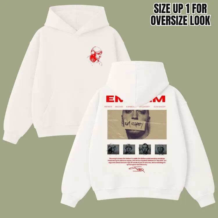 Rapper HipHop 2 side Graphic Hoodie & Sweatshirt , Slim Shady T-Shirt, TShirt Cotton Fabric, Top Men's and Women's Clothing Hoodie & Sweatshirt,perfect for streetwear gift for all, dailywear outfit