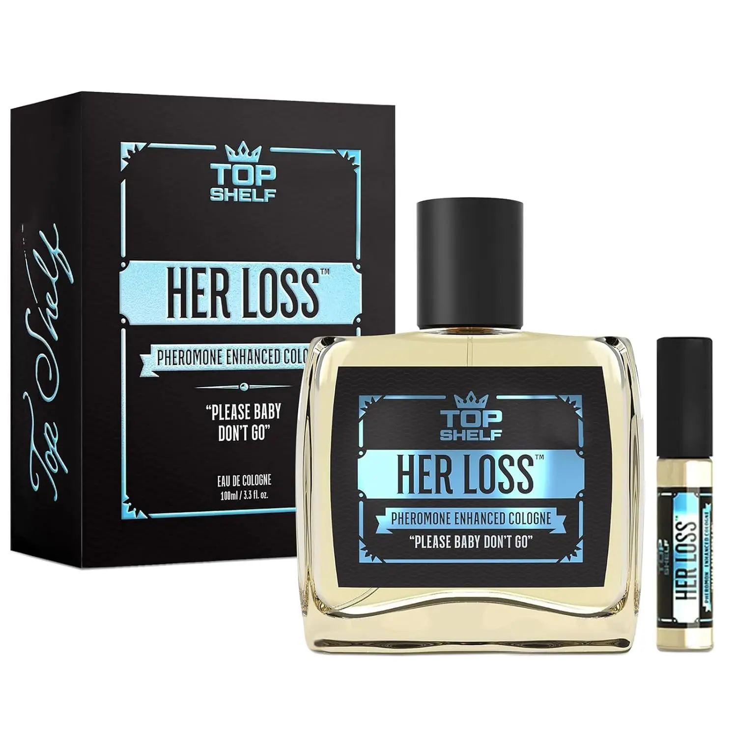 Herloss Cologne for Men, Her Loss Hypnosis 2.0 Pheromone Cologne, Long-Lasting Fragrance