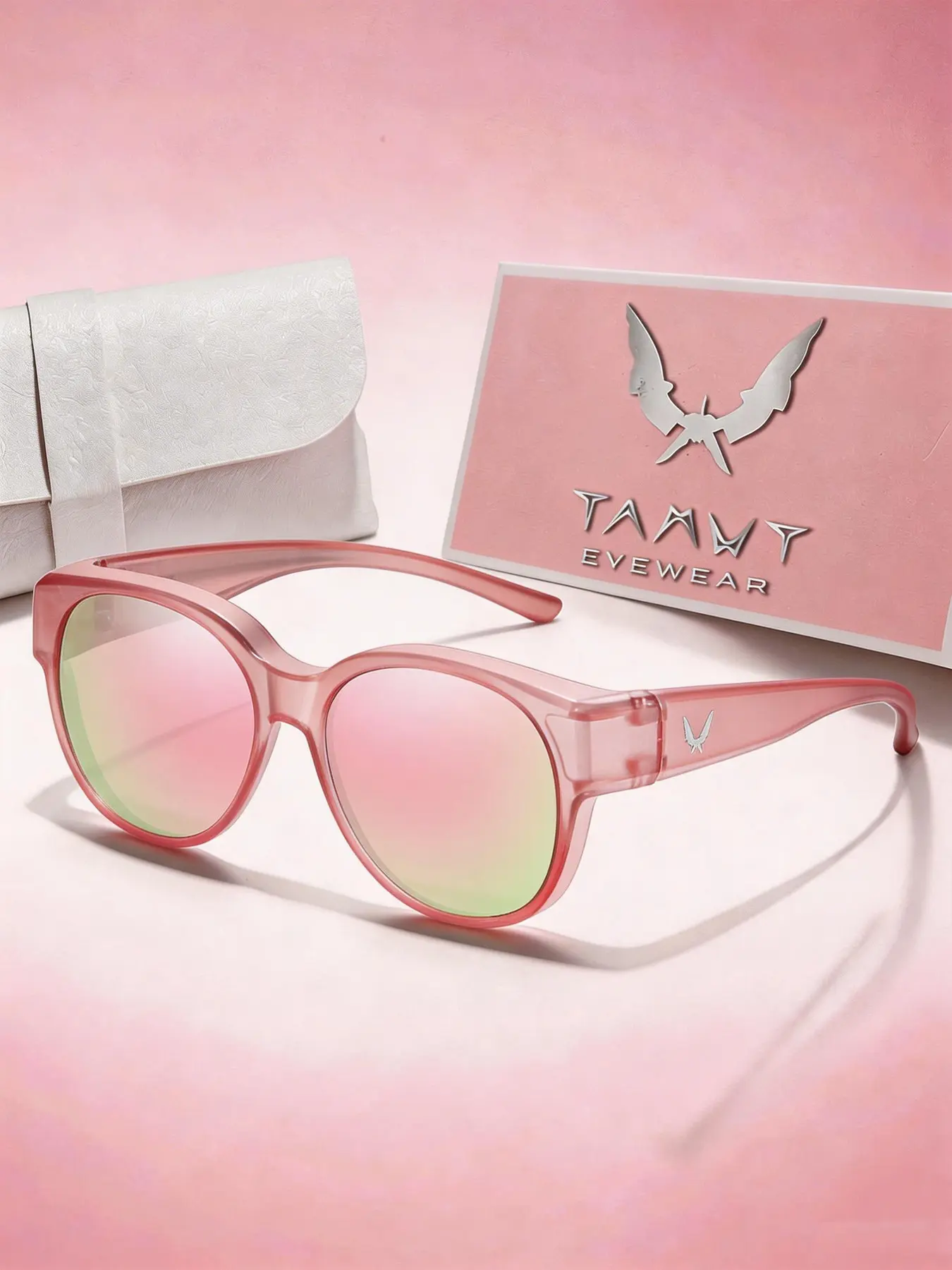 Tamwy Fit over Glasses for Women & Men, Comfortable Wear, Casual Eyewear, Sun Protective Eyewear, Tinted Lenses, Uv400 Protection, All Seasons Use, Trendy Shades, Tinted Lens Sunglasses, Trendy Fashion Shades