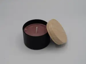 ZQ Noir – 4 oz Soy Wax – Rose Clay Candle Decor