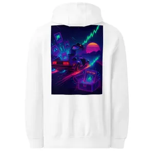 Vault Velocity – Neon Degen Hoodie