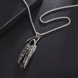 2026 New Minimalist Skull Pendant Necklace, Trendy Unisex Chain for Men & Women, Versatile Jewelry for Daily & Clubwear