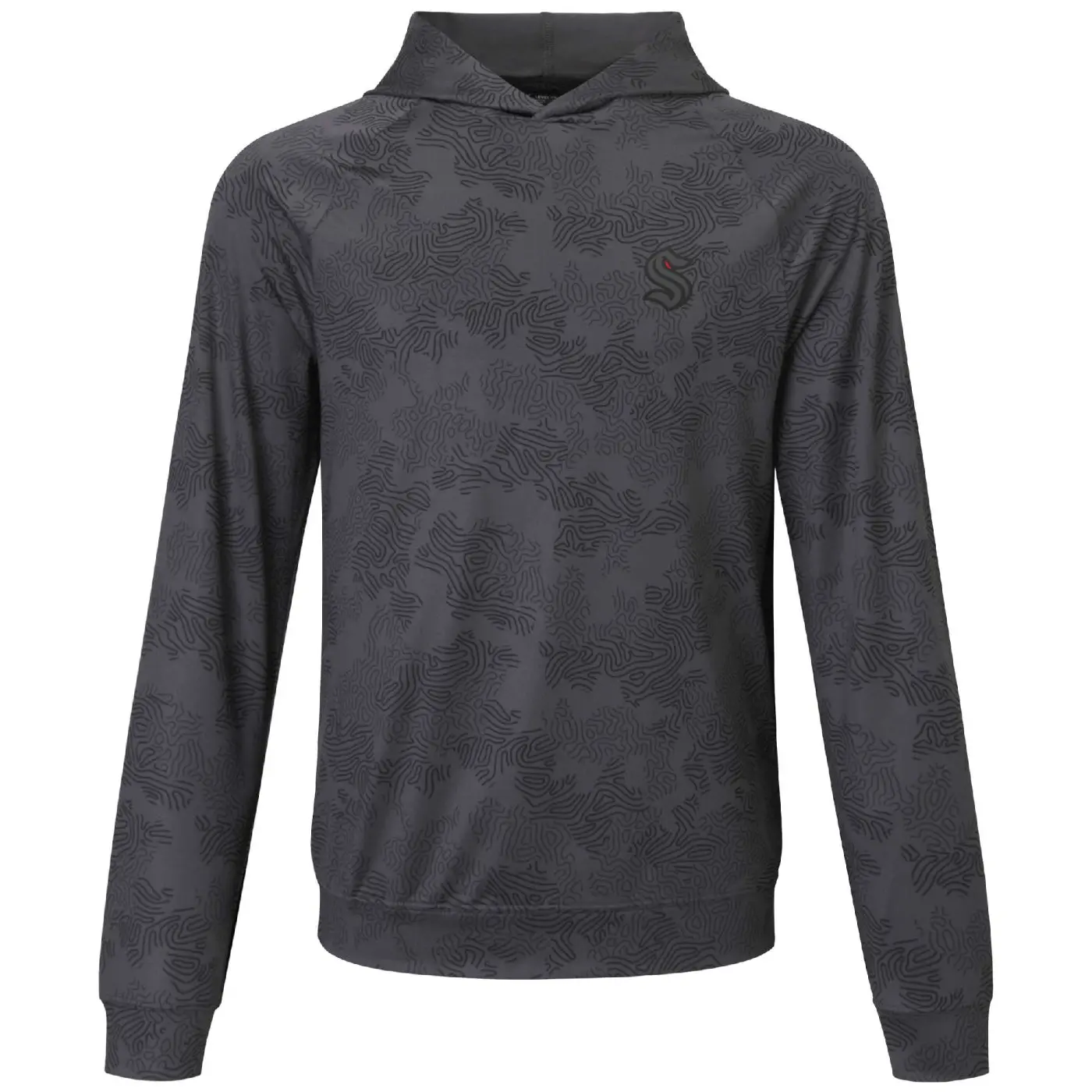 Seattle Kraken Levelwear Red Eye Blender Long Sleeved Hoodie