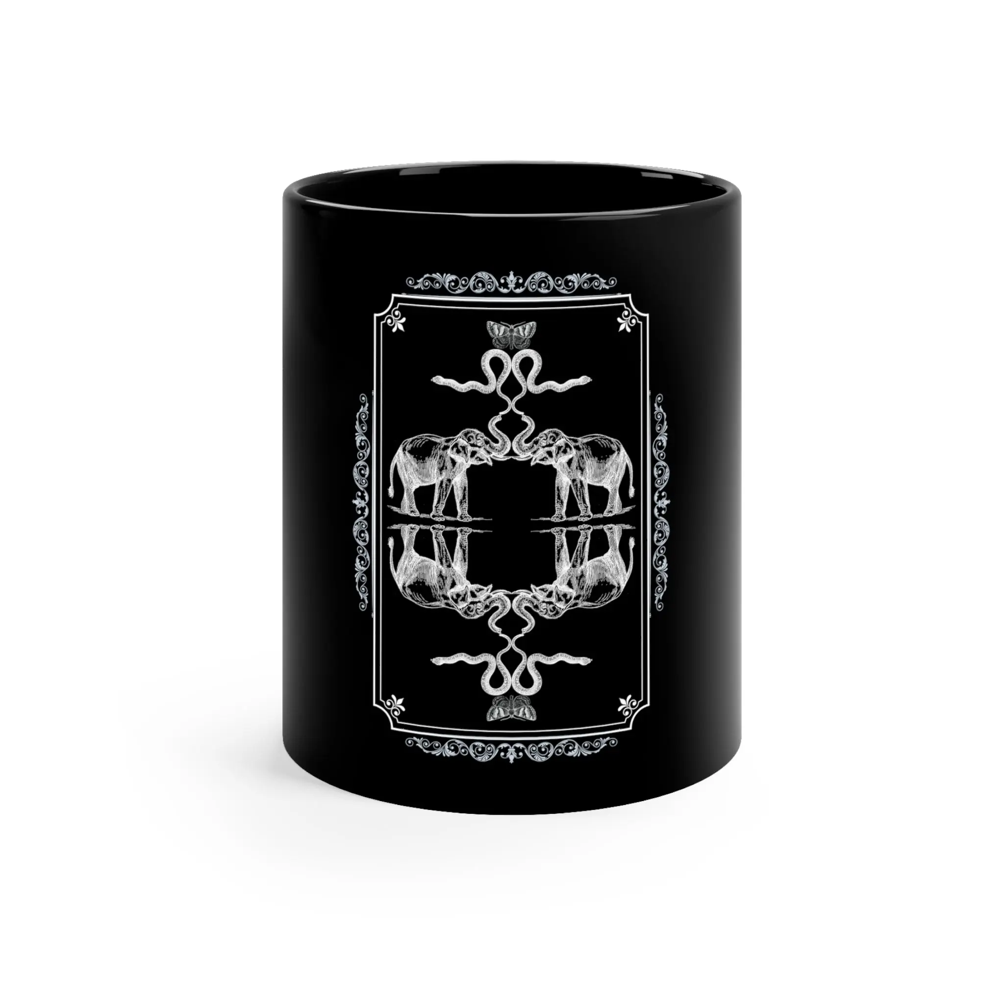 Skeletal Elephant 11 oz Ceramic Mug