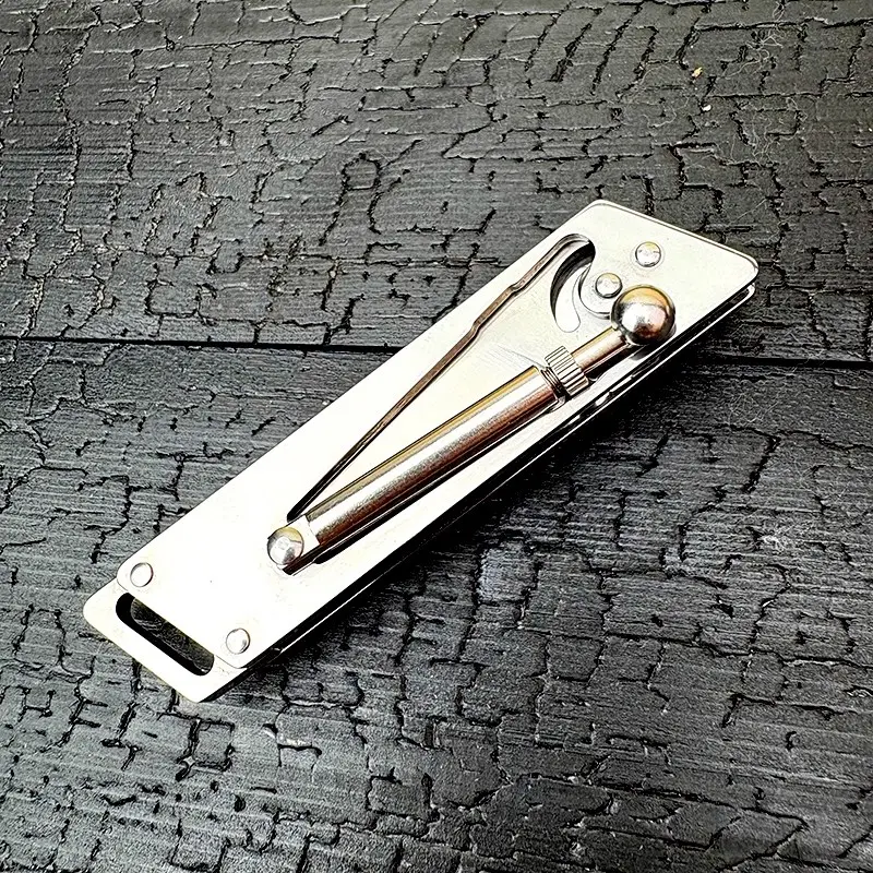 Compact Folding Knife - Multifunctional Camping Outdoor Tool for Meat Cutting