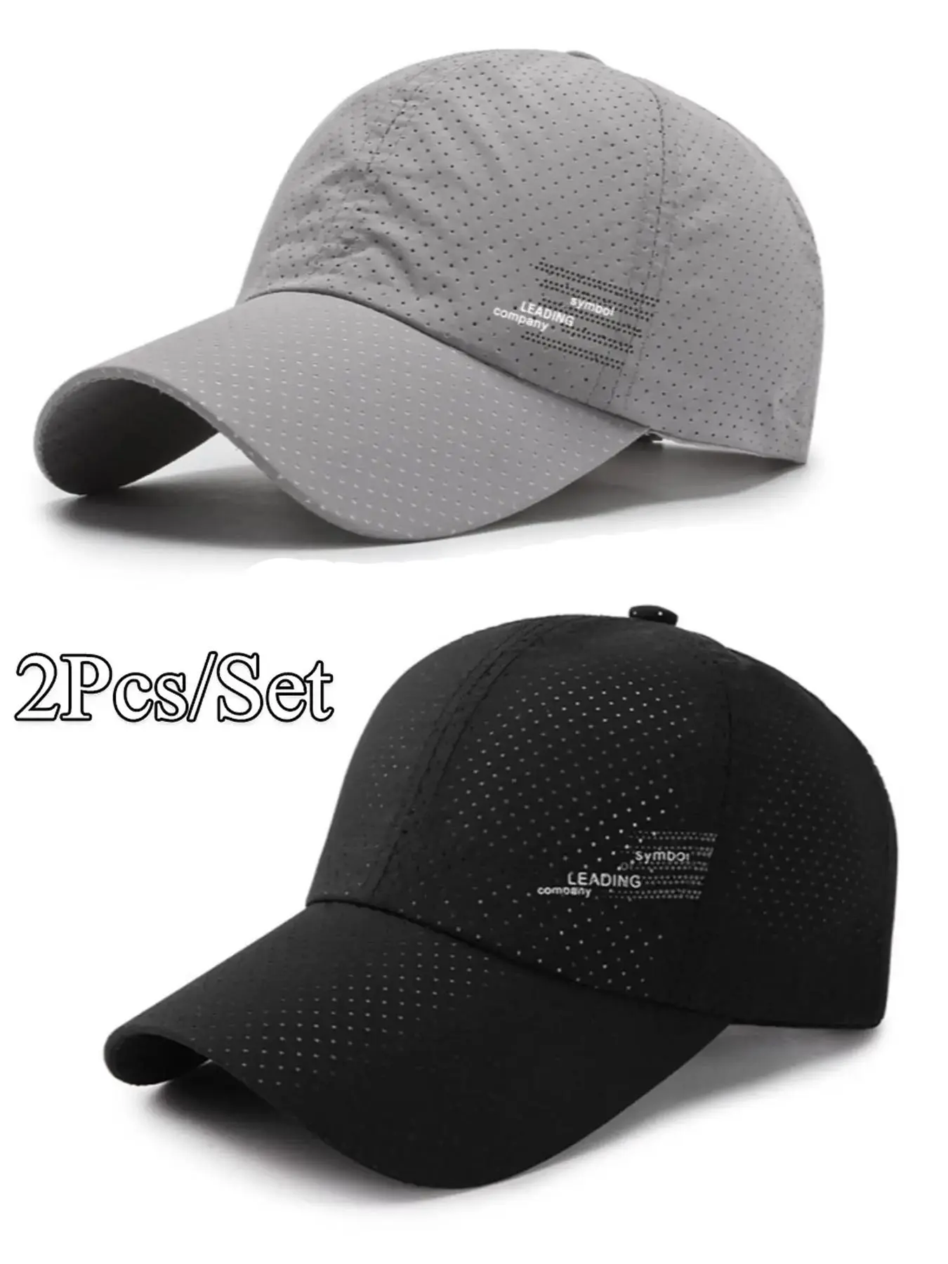 Unisex 2 Pack Trucker Cap | Quick Dry Lightweight Adjustable Snapback Cap Outdoor Baseball Hat for Men Women Snapback Hats Snapback Style
