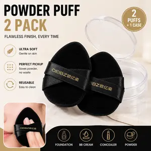 Soft Dual Bandage Cushion Puff for Foundation BB Cream, Wet Dry Dual Use Makeup Sponge, No Absorb Powder Cosmetic Tool, Makeup Puffs