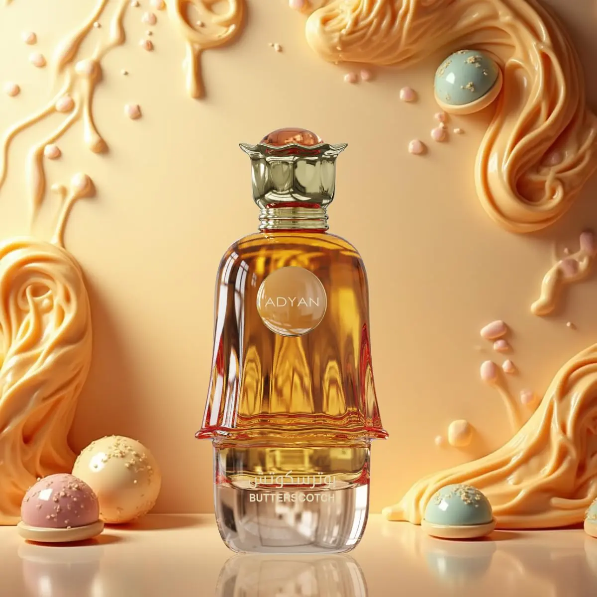 Adyan Butter Scotch Sweet Gourmand Perfume for Women & Men Long Lasting Eau de Parfum by Oudh Al Anfar 100ML Irresistible Dessert Inspired Scent