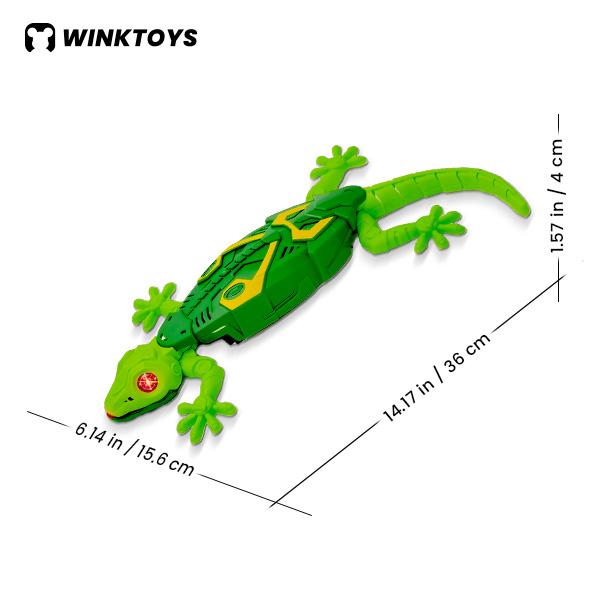 Wall Crawler Gecko, Winktoys Remote Control Toy, Electric Lizard Toy with LED Glowing Eyes, 360° Spin, Animal Toy, Fun Indoor Toy, Gift Idea, Party Toy, Cool Gifts, Family Fun Wall Crawler Gecko, Winktoys Remote Control Toy, Electric Lizard Toy with LED Glowing Eyes, 360° Spin, Animal Toy, Fun Indoor Toy, Gift Idea, Party Toy, Cool Gifts, Family Fun