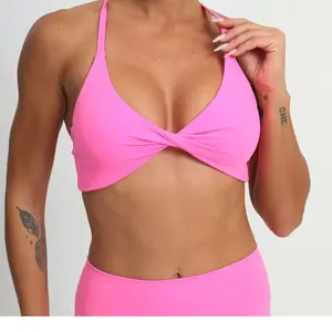 JMC FIT Twist Sports Bra for Women - Supportive and Breathable