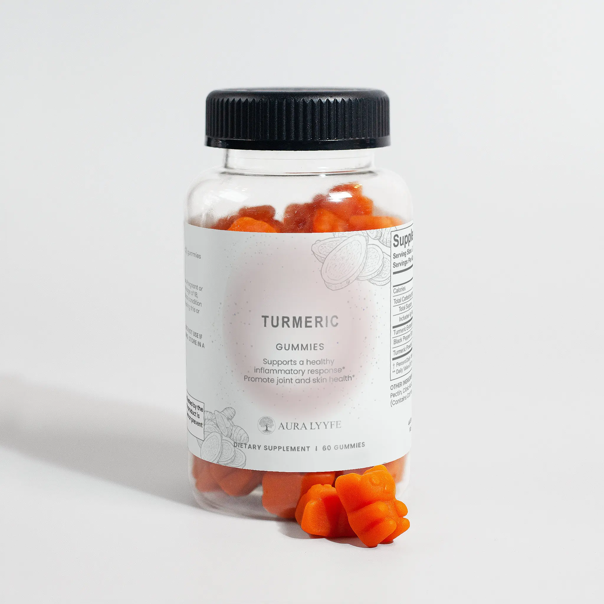 Aura Lyyfe Turmeric + Ginger Gummies