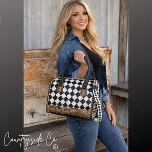 Aspen Tooled Leather Speedy Bag