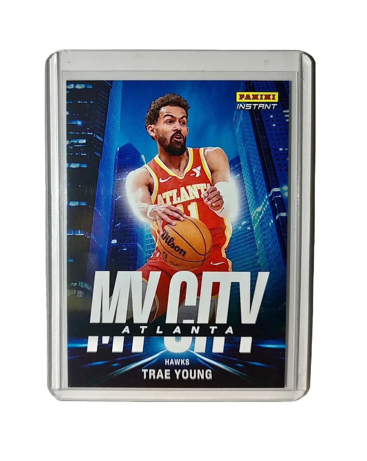 Trae Young 2024-25 Panini MyCity NBA #12 Basketball Card Atlanta Hawks 1/268