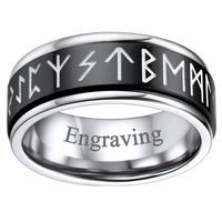 Rune Spinner-Silver&Black