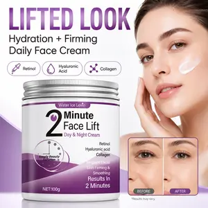 MMQ 2 Minute Face Lift Cream – Firming & Smoothing Moisturizer with Retinol, Hyaluronic Acid & Collagen | Day & Night Anti-Aging Skincare 100g Niacinamide fair and lovely Skin Repair