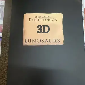 Bestseller Encyclopedia Prehistorica Dinosaur Pop-Up Book, Interactive Educational Book, Fun Learning About Prehistoric Creatures