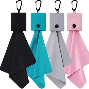 Solid Color Keychain Microfiber Eye Glasses Cleaning Cloth Wipes Portable Eyeglass Lens Cleaning Cloth Wipes