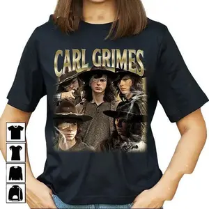Carl Grimes The Walking Dead T-Shirt - Rick Grimes Fans Tshirt