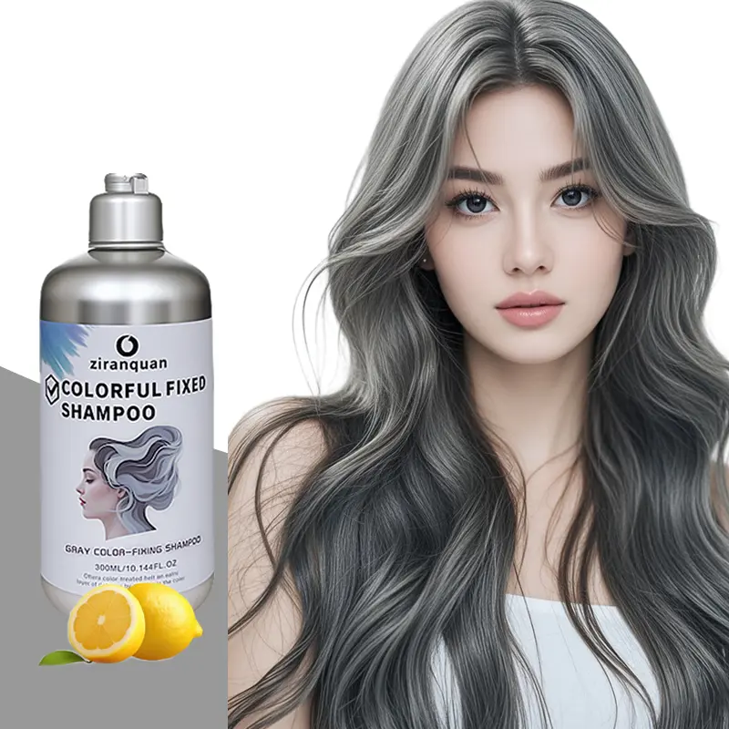 Gray Tone Color-Preserving Shampoo | Post-Color Care | Purple Hair Dye Shampoo | Unisex | Salon & Home Use | 300ml | Fragrant Scent | Gentle Plant Extract Care | Long-Lasting Color Stability | Unisex Professional Hair Dye & Care Series