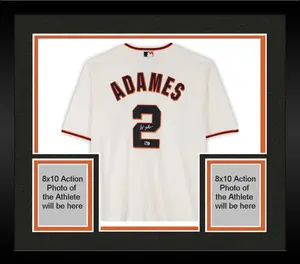 Framed Willy Adames San Francisco Giants Autographed Cream Nike Replica Jersey - Fanatics Authentic Certified