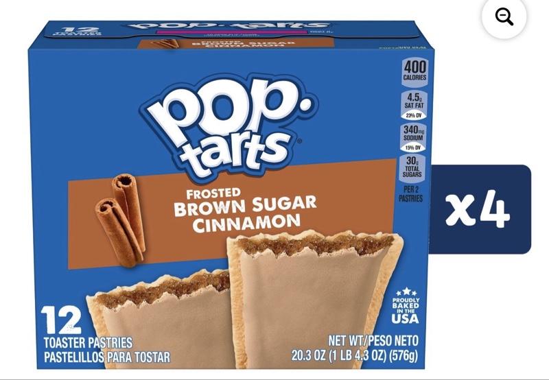 Pop-Tarts Brown Sugar Cinnamon, 48 ct