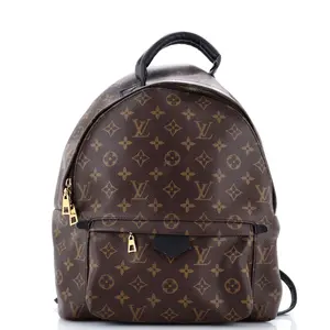Pre-owned Louis Vuitton Canvas Coated Backpacks Palm Springs Backpack Monogram Canvas MM by Rebag