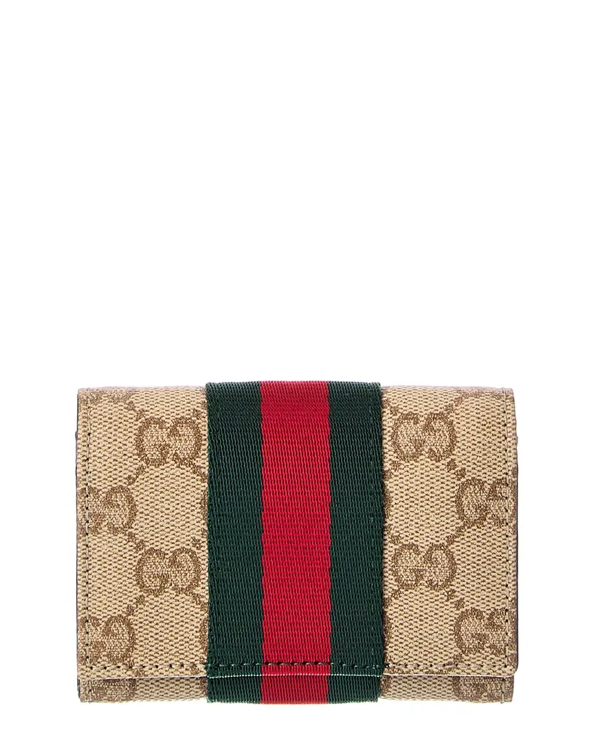 Gucci GG Coated Canvas Bifold Wallet