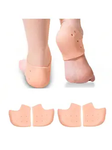Gel Heel Protectors, Anti-Bubble Gel Heel Cups, Soft Silicone Ankle Protection, Relieve Foot Pain and Cracks for Men and Women, Insoles