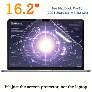 [SAMIDANN] 2 Units for MacBook Pro 16 2021-2024 M1M2m3 m4 | A24 85A2780a2 991 3 403 a318 6 16.2 Inch Anti-Glare Matte Screen Protector Anti-Fingerprint Scratch Full HD Retina Screen Shield Easy Install Light Durable