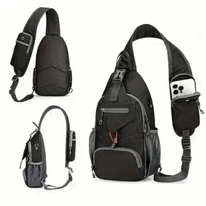 Outdoor Travel Chest Bag Multifunctional Crossbody Large Capacity Waterproof Sports Shoulder Bag Portable for Travel Multi Colored