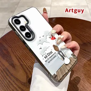 Case Compatible with Samsung Galaxy S24 Plus S25 Ultra S23 Ultra S22+ Heavenly Peace Prayer Patterned Anti-Scratch Military-Grade Drop Protection Slim Cover Cellphone Protective