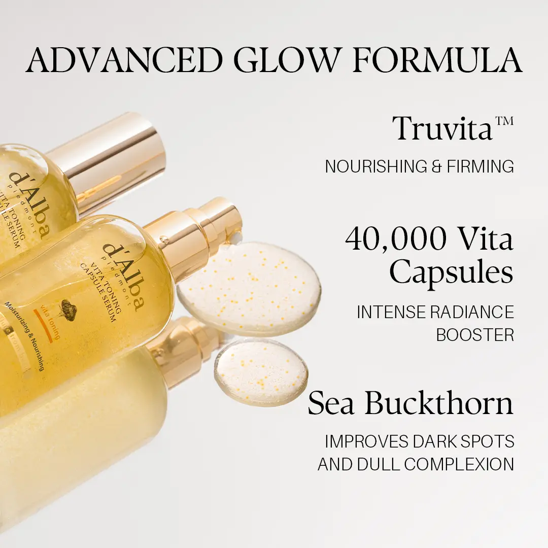 OFFICIAL d'Alba] [Set] Vita Toning Serum Toner (6.09 oz) + Vita