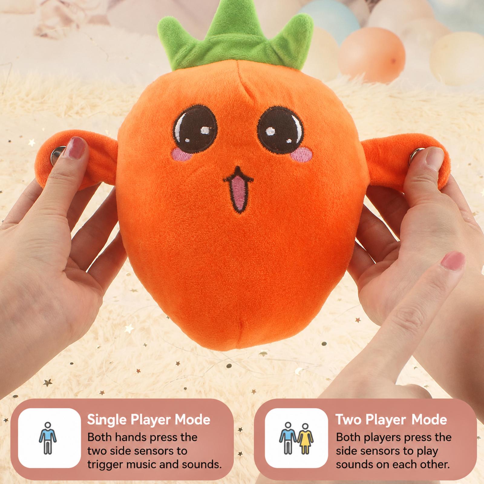 Kidoz Banana & Carrot Electric Plush Toy Set – Interactive Music Plush Toys for Parent-Child Interaction, Couples & Friends Prank Toy, Valentine’s Day & Easter Party Fun Gift for Kids & Adults stuffed animals cute girly gifts Kidoz Banana & Carrot Electric Plush Toy Set – Interactive Music Plush Toys for Parent-Child Interaction, Couples & Friends Prank Toy, Valentine’s Day & Easter Party Fun Gift for Kids & Adults stuffed animals cute girly gifts