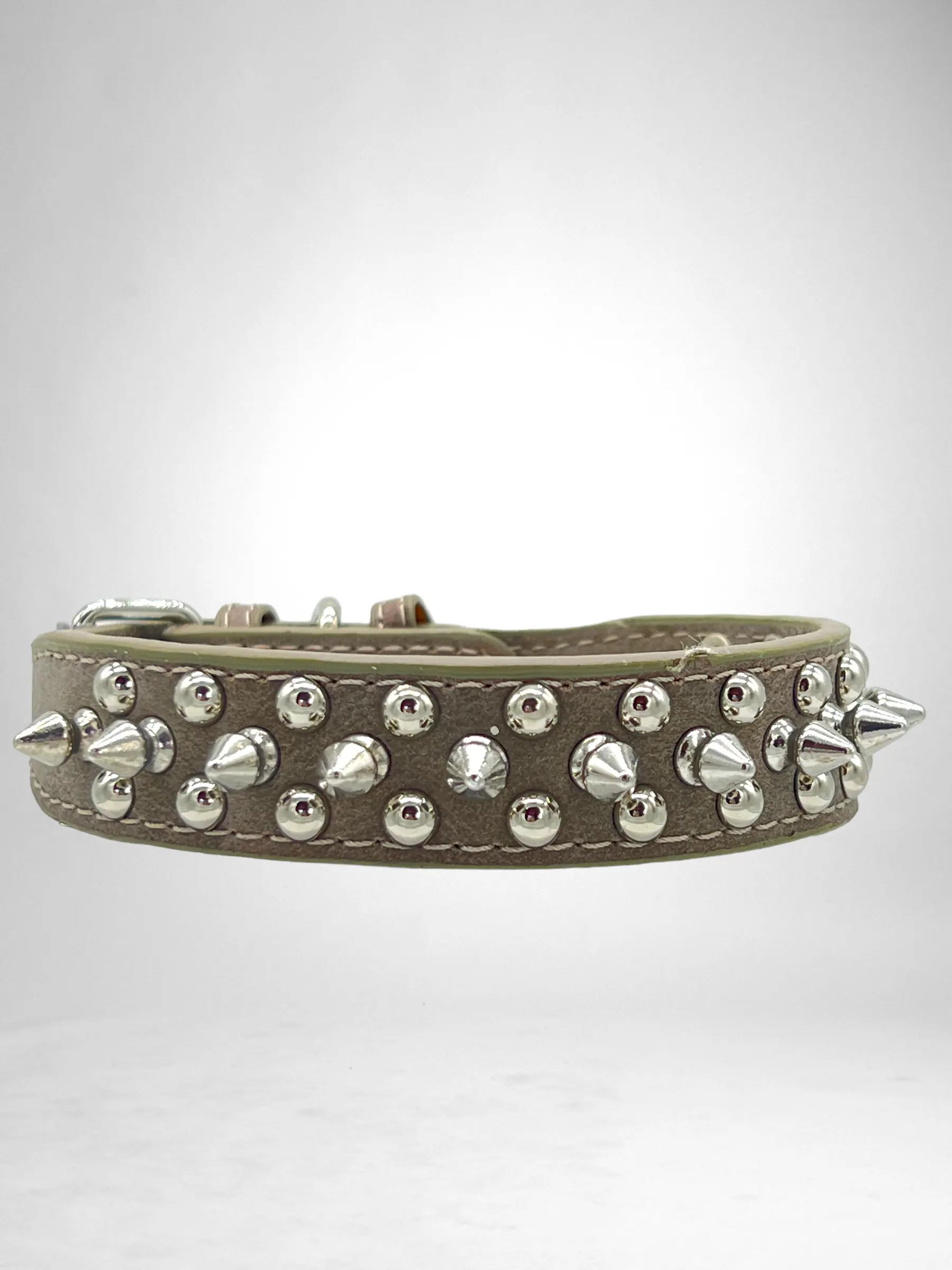 Tan w/ Silver Rivets