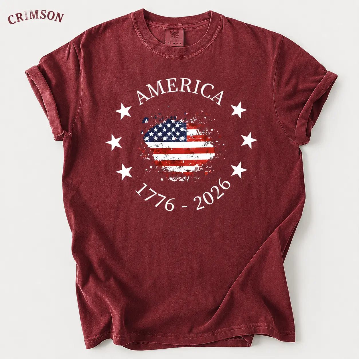 Comfort Colors America 250th Anniversary Shirt, Patriotic USA Flag Tee, 1776 2026 Independence Day Shirt, 4th of July Gift