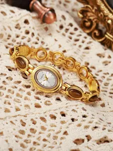 Women's Elegant Fashion Oval Dial Quartz Analog Watch, Casual Trendy Wristwatch, Fashionable Wristwatch for Women & Girls, Trendy All-match & Exquisite Watch for Birthday Gift, Fashionable Stylish Watch, Fashionable Watches