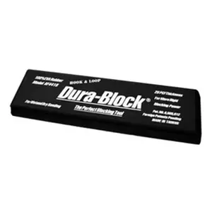 212 MAIN Dura-Block Hook Loop Block with Contour Fit, Flexible Pad, Cloth Tie for Reptile & Amphibian Cleaning Tools